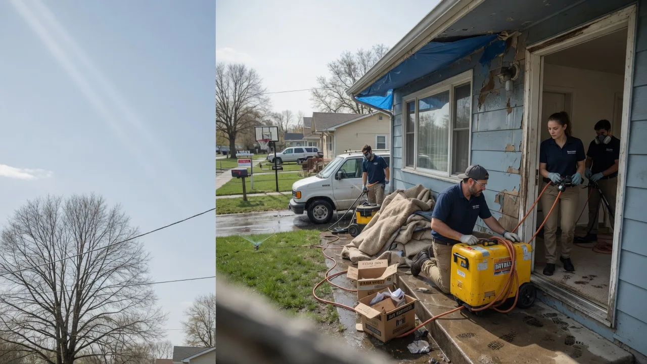 Basement Flood Cleanup in Brownsville, PA near me